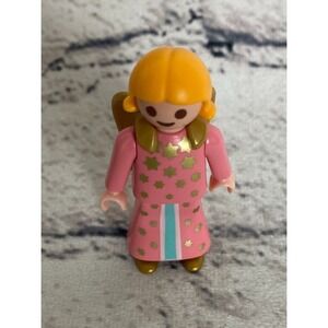 Playmobil Figure Child Angel Pink/Gold Dress 3943 4152 4166